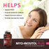 Myo-Inositol Plus & D-Chiro Inositol Supplement - Natural PCOS Supplements for Hormone Balance and Ovarian Support |