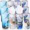 12 Pieces Printed Cylinder Car Tissues Boxes, Round Disposable Napkins for Travel Facial Tissues (Griotte Style)