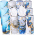 12 Pieces Printed Cylinder Car Tissues Boxes, Round Disposable Napkins for Travel Facial Tissues (Griotte Style)