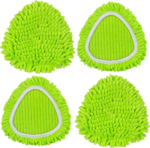 Mop Heads Replacements for O-cedar Easy Wring 1-Tank System, 4 Pack Reusable Spin Mop Replacement Heads