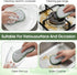 Larrel 10PCS Double Side Non Scratch Wire Dishcloths, Reusable Wire Dish Cloth, Multipurpose Metal Dishwashing Rags