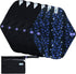 Leekalos Reusable Bamboo Cloth Pads, Light Incontinence Pads - Pack of 6 with 1 Small Wet Bag