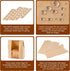 Paper Bread Bags 25PCS | Sourdough Bread Bags for Homemade Bread with Window and 25PCS Label Seal Stickers