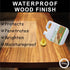 Godora Pure Tung Oil 8 oz - Wood Finishing Sealer for Indoor & Outdoor, Waterproofing, Food Safe