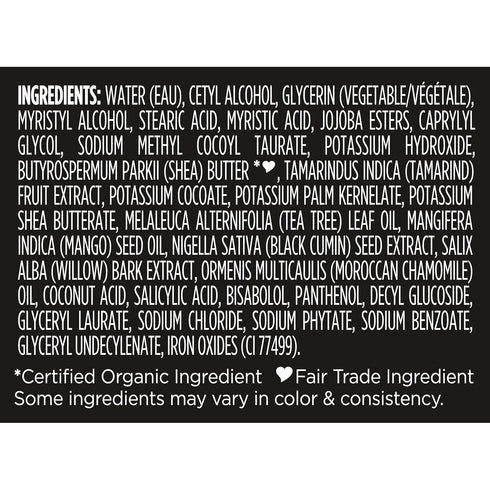 SheaMoisture Facial Wash and Scrub, African Black Soap, 4 oz, for Blemish Prone Skin