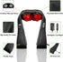 cotsoco Shiatsu Back, Neck, and Shoulder Massager with Heat, Deep Tissue 3D Kneading Pillow for Muscle Pain Relief