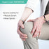 OPPO 2321 Knee Compression Sleeve for Men and Women - Knee Brace for Pain Relief (Gray, Medium, Pack of 1)