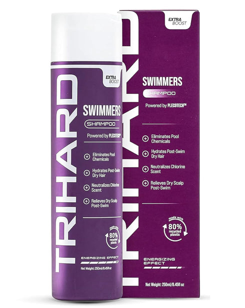 TRIHARD Swimmers Shampoo Extra Boost for Removing Chlorine and Hard Water Effects