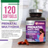Prenatal Vitamins for Women - Multivitamin with DHA, Folic Acid, Vitamin C, B12, Iron & Omega-3, 120 Softgels