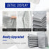 Holyenten 20PCS Non-Scratch Steel Scrubber Pads, Dual-Sided Wire Dishcloths for Wet/Dry Cleaning, Metal Scrubbers
