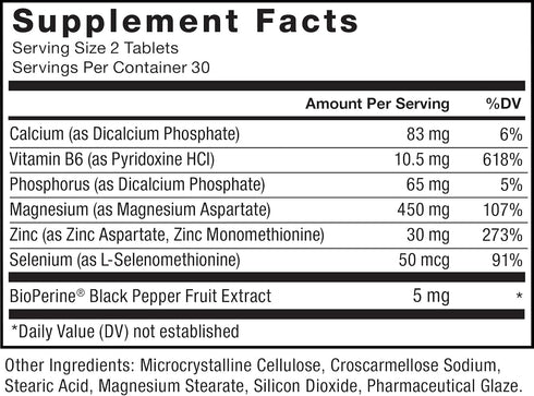 Force Factor Zinc Magnesium Aspartate, 60 Tablets for Testosterone, Performance, Sleep, Recovery Support