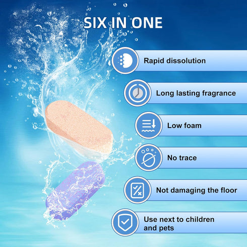 5 Bottles Compatible with Tineco Cleaning Solution, 500ml Per Bottle Lavender Scents Floor Cleaner for Robot Vacuums