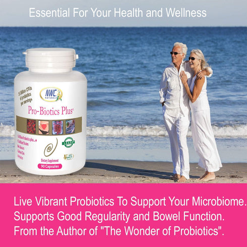 Pro-Biotics Plus, Natural Probiotics for Men, Women and Kids, Immune System Support Supplement, 90 Capsules by NWC