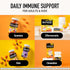 Immune 10ct 1000mg Airborne Support Effervescent Tablets, Zesty Orange Flavor - with Vitamin C + Vitamins A, D, E