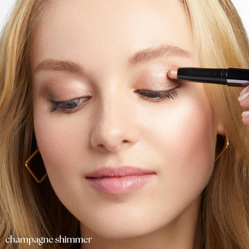 Julep Eyeshadow 101 Crème-to-Powder Waterproof Eyeshadow Stick Duo, Long-Lasting, Desert & Champagne