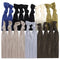 Kenz Laurenz No Crease Hair Ties, Neutral Tones Ponytail Holders (50 Pack) - Ouchless Elastic Styling Accessories