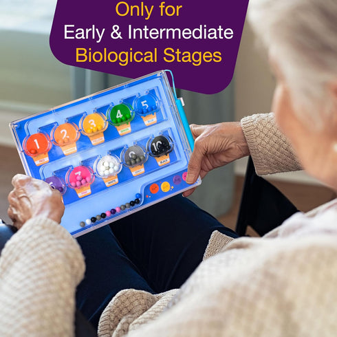 Savofuner Activities for Elderly with Dementia, Wooden Handhold Dementia Games for Seniors, Easy Magnetic Alzheimers