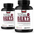 Force Factor Total Beets Nitric Oxide Supplement, 240 Tablets, 2 Pack with Beet Root Powder and Grapeseed Extract