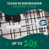 Scotch-Brite Pot + Pan Brush, Durable and Long Lasting Dish Brush with Handle for Scrubbing Stainless Steel, Outdoor