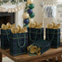 YooNotee 24 Pcs Green Blue Tartan Plaid Gift Boxes Retro Tartan Wrapping Cardboard Paper Bags Scottish Holiday Party