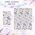 Homlouue 100PCS 3 Purple Lavender Floral Napkins, Ply Disposable Hand Towels for Bathroom, Floral Paper Napkins