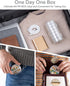 TookMag Pill Organizer 2 Times a Day, Travel Medicine Pill Box, Weekly AM PM Pill Cases for Vitamins and Supplements