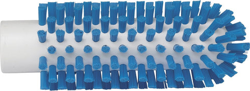 Vikan 5380-50-3 Stiff Tube Brush, Polyester, 2" x 5-3/4" OAL, Blue