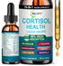 Cortisol Supplements for Women,19-in-1 Cortisol Supplement Liquid Drops w/Magnesium,L-Theanine,Ashwagandha,Omega-3, High Absorption Hormone