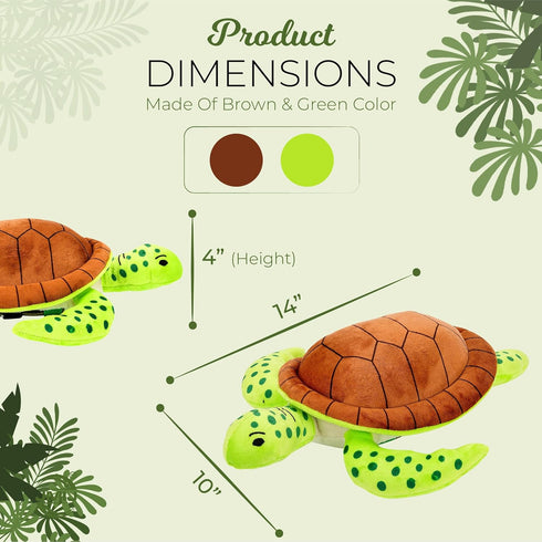 JMIJ Sea Turtle Dementia Products for Elderly Calming and Comforting Sensory Fidget Toy for Adults with Dementia
