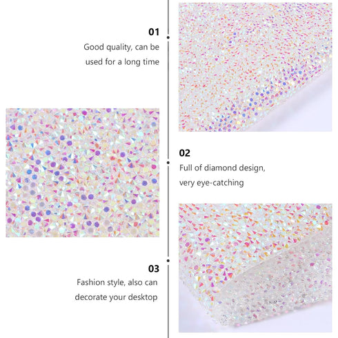 Nail Sequins Hand Cushion, Diamond Nail Art Pad for Manicure, Nail Art Table Mat Tools