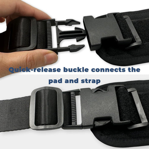 PSNOOK (2 Patient Medical Restraints Belts for Wrists and Ankles, with Quick Release Buckles, Bed Restraints Limb