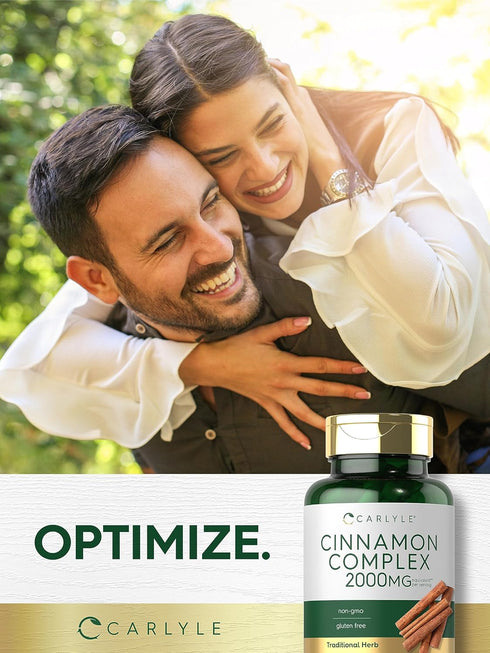 Carlyle Ceylon Cinnamon Complex with Gymnema and Mulberry | 150 Capsules - Non-GMO, Gluten Free Supplement