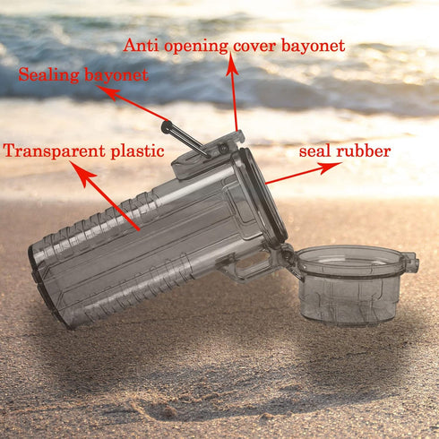 EDC Waterproof Lighter Case Cover for BIC Regular Lighters, Sleeve Type J6 Outdoor Survival Seal Lighter Pouch (Black)