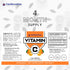 FWS Liquid Vitamin C Drops - Bioactive Vitamin C Liquid Supplement for Adults and Kids - Organic, Non-GMO, Vegan - Pure Ascorbic Acid - Skin Health, Immune Support, Antioxidants - 4oz
