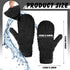4 Pair Microfiber Dusting Mittens, Reusable Women Cleaning Mittens with Thumb for Kitchen, Black, Dark Blue, Khaki, Gray