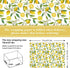 Generic AnyDesign 12 Sheets Summer Lemon Wrapping Paper - Not Roll - Watercolor Lemon Flowers Gift Wrap Paper Bulk Folded Flat Art Paper for Summer Birthday DIY Crafts, 19.7 x 27.6 Inch