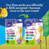 GuruNanda Dental Floss Picks for Kids - Extra-Long Giraffe-Shaped Picks, Fluoride-Free, Eco-Friendly Handle, 90 Count