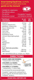 Gentle Iron and Nutrient Liquid, Reduce Tiredness and Fatigue, Natural Iron Source