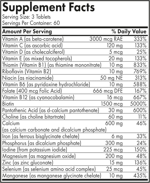 Futurebiotics Hair, Skin & Nails Beauty MultiVitamin with Biotin, 180 Tablets for Healthy Hair and Nail Support