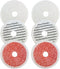 6 Count Mop Replacement Pad Compatible with Bissell SpinWave + Vac Spin Mop (6pack for Deep Clean)