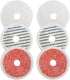 6 Count Mop Replacement Pad Compatible with Bissell SpinWave + Vac Spin Mop (6pack for Deep Clean)
