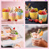 Ninehaoou 200 Summer (6 oz) Pcs Ice Cream Cups Bulk Paper Disposable Dessert Bowls Ice Cream Bowls Paper Dessert Cups