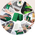 AIDEA Heavy Duty Scouring Pads, Reusable Dish Scrubber Pads for Household and Kitchen, 24 Pack, 5.5in*3.5in