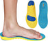 Children's Athletic Memory Foam Insoles for Arch Support and Comfort for Active Kids (24 CM) Size 2-6