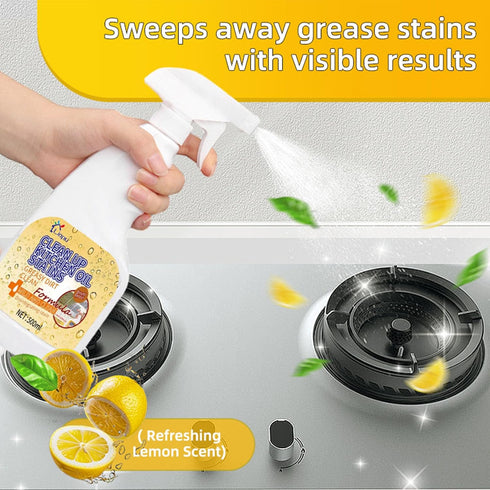 Liapu 2Pcs All Purpose Cleaner, Remove Stains Cleaning Spray, Kitchen Cleaner Spray, Heavy Duty Multi Purpose Degreaser