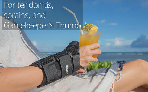 Ossur Formfit Thumb Spica Brace for DeQuervains Tendonitis, Arthritis and Gamekeepers Thumb | Features Removable