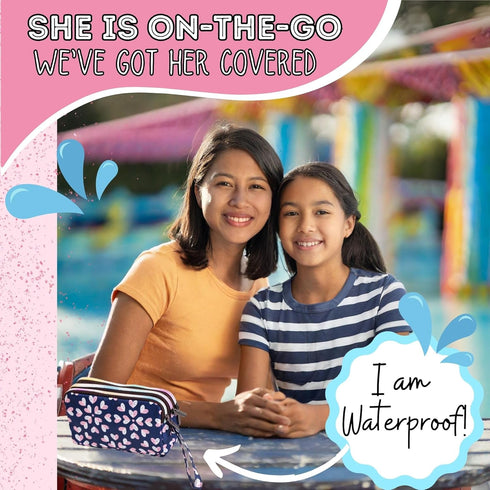 Pack 24 10-12 Mark and Lola's First Period Pal to-Go Kit | pcs | First Period Kit for Tweens | Teen Period Kit|