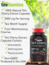 Tart Cherry Capsules (2400 MG - 120 Count) for Joint & Sleep Support from Montmorency Tart Cherry Extract