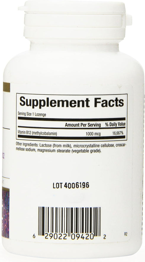 Bioclinic Naturals B12 Methylcobalamin 1000 mcg - 60 Lozenges