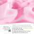 YANIBEST Silk Bonnet for Sleeping, Braid Bonnet for Long Hair with Tie Band, Satin Cap for Women Pink